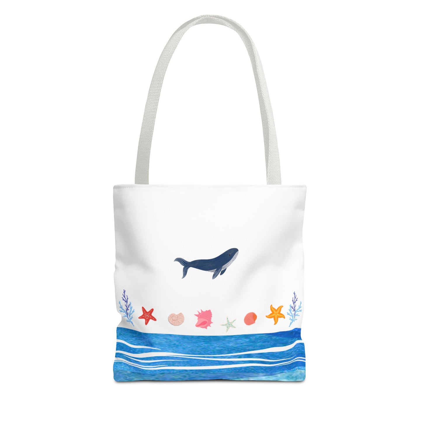 Ocean Friends Beach Tote (Double-sided print)