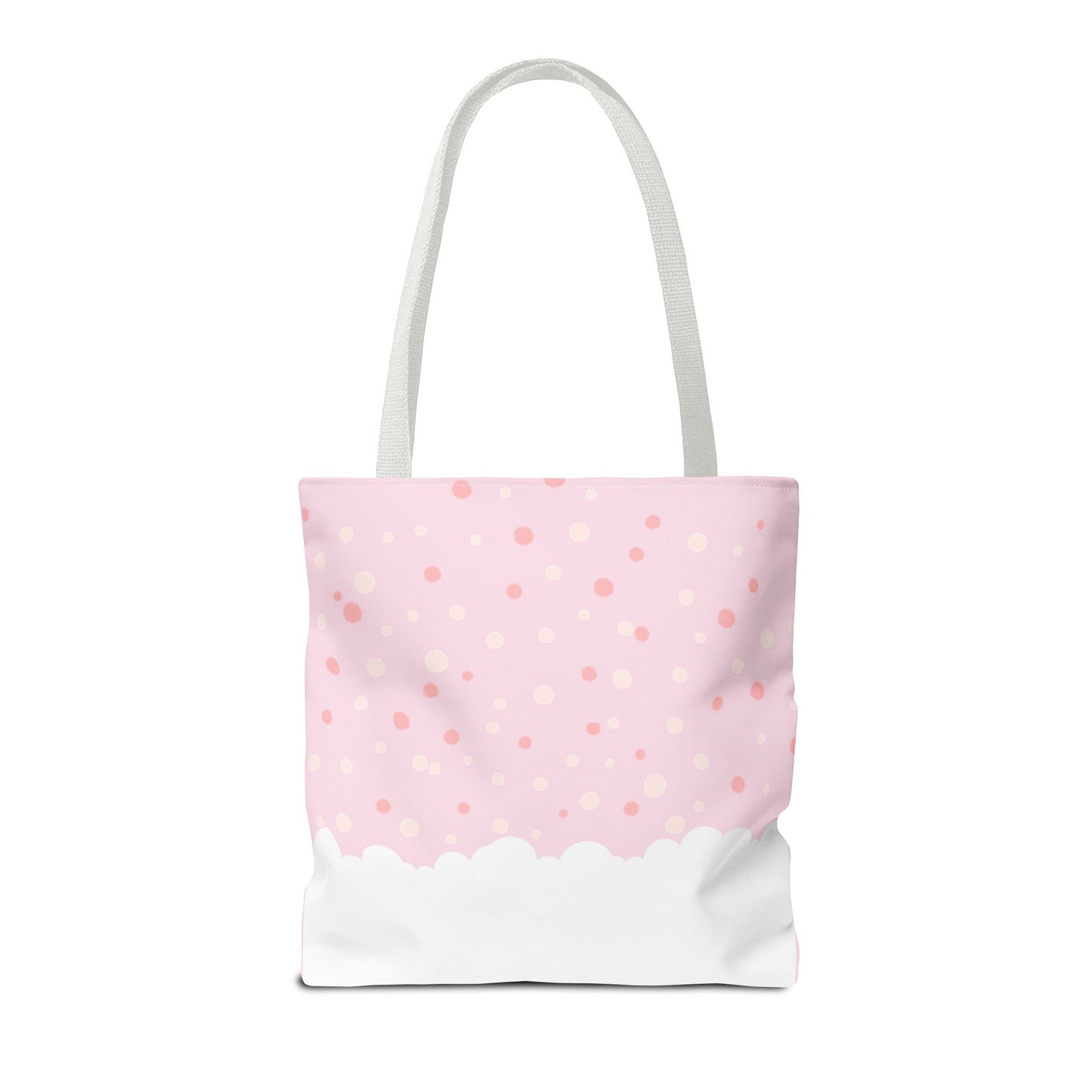 Pink Rainbow Beach Tote (Double-sided print)