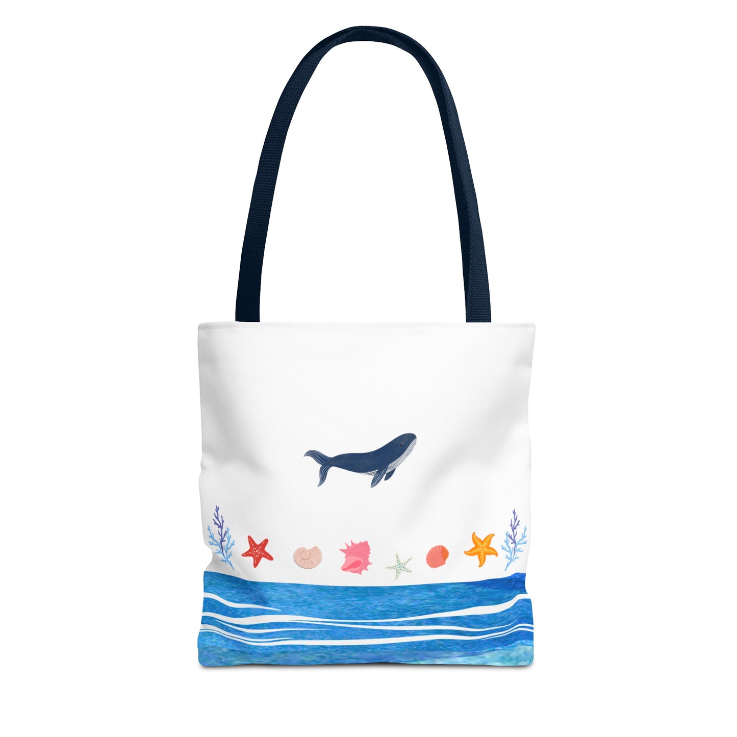 Ocean Friends Beach Tote (Double-sided print)