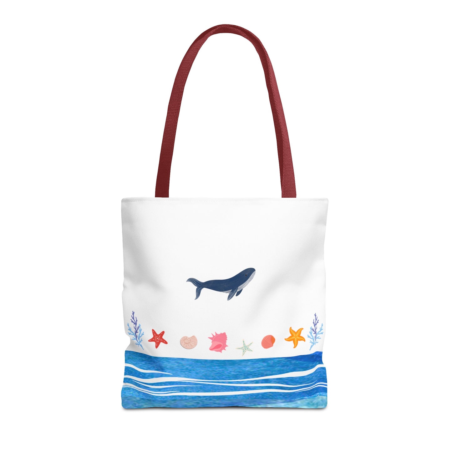 Ocean Friends Beach Tote (Double-sided print)