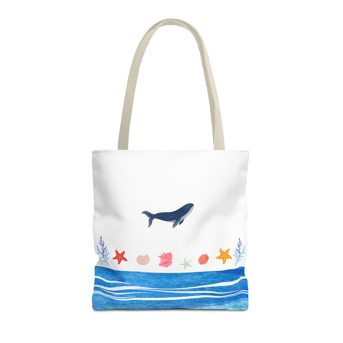 Ocean Friends Beach Tote (Double-sided print)