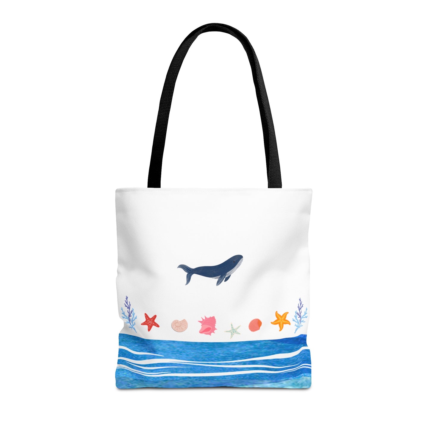 Ocean Friends Beach Tote (Double-sided print)