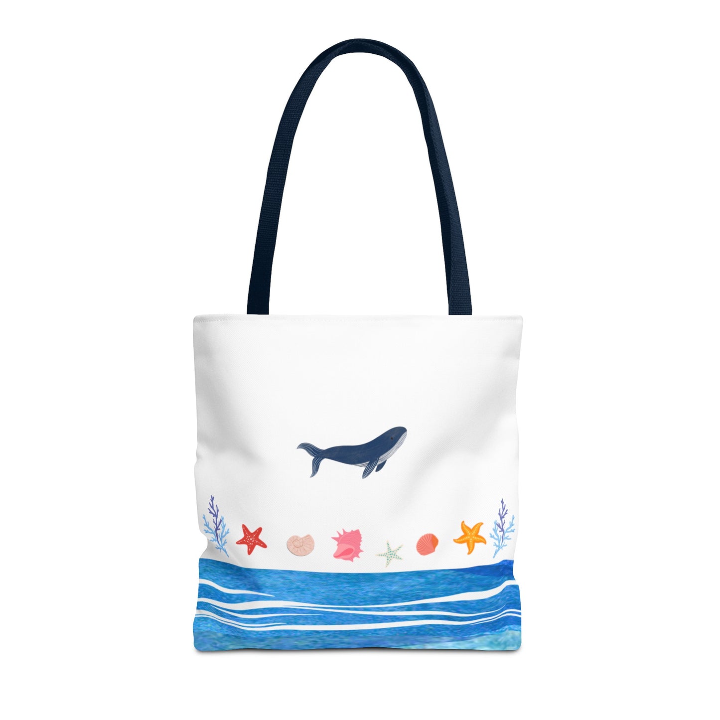 Ocean Friends Beach Tote (Double-sided print)
