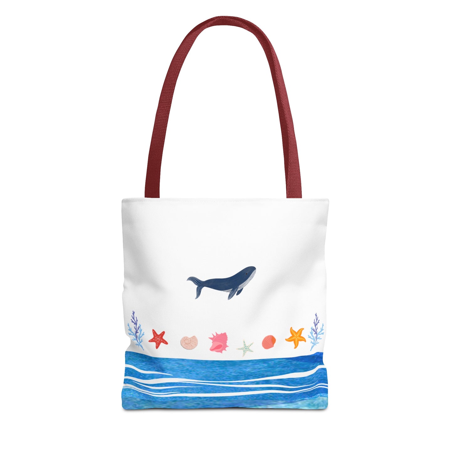 Ocean Friends Beach Tote (Double-sided print)