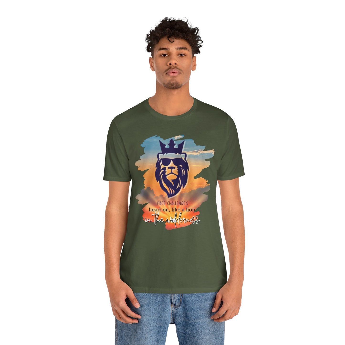 Face Challenges Lion King T-Shirt (DaddyMammy&Me Matching Tee)