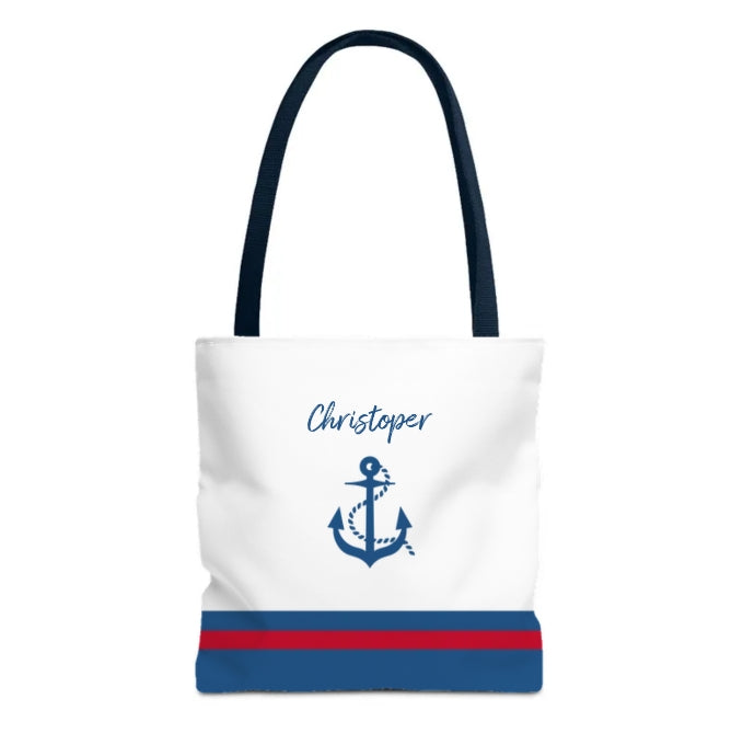 Anchor Beach Tote (Double-sided print)
