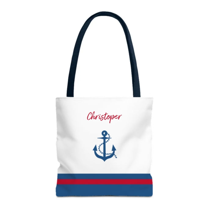 Anchor Beach Tote (Double-sided print)