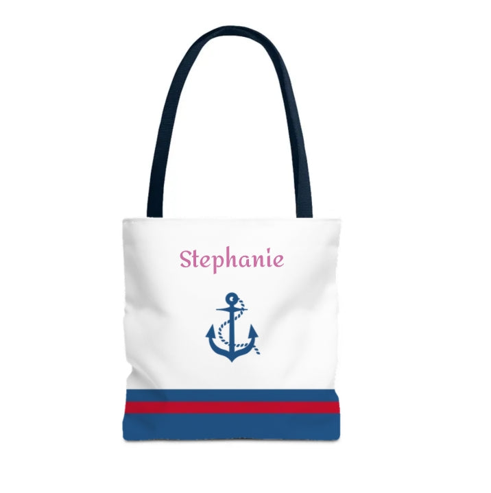 Anchor Beach Tote (Double-sided print)