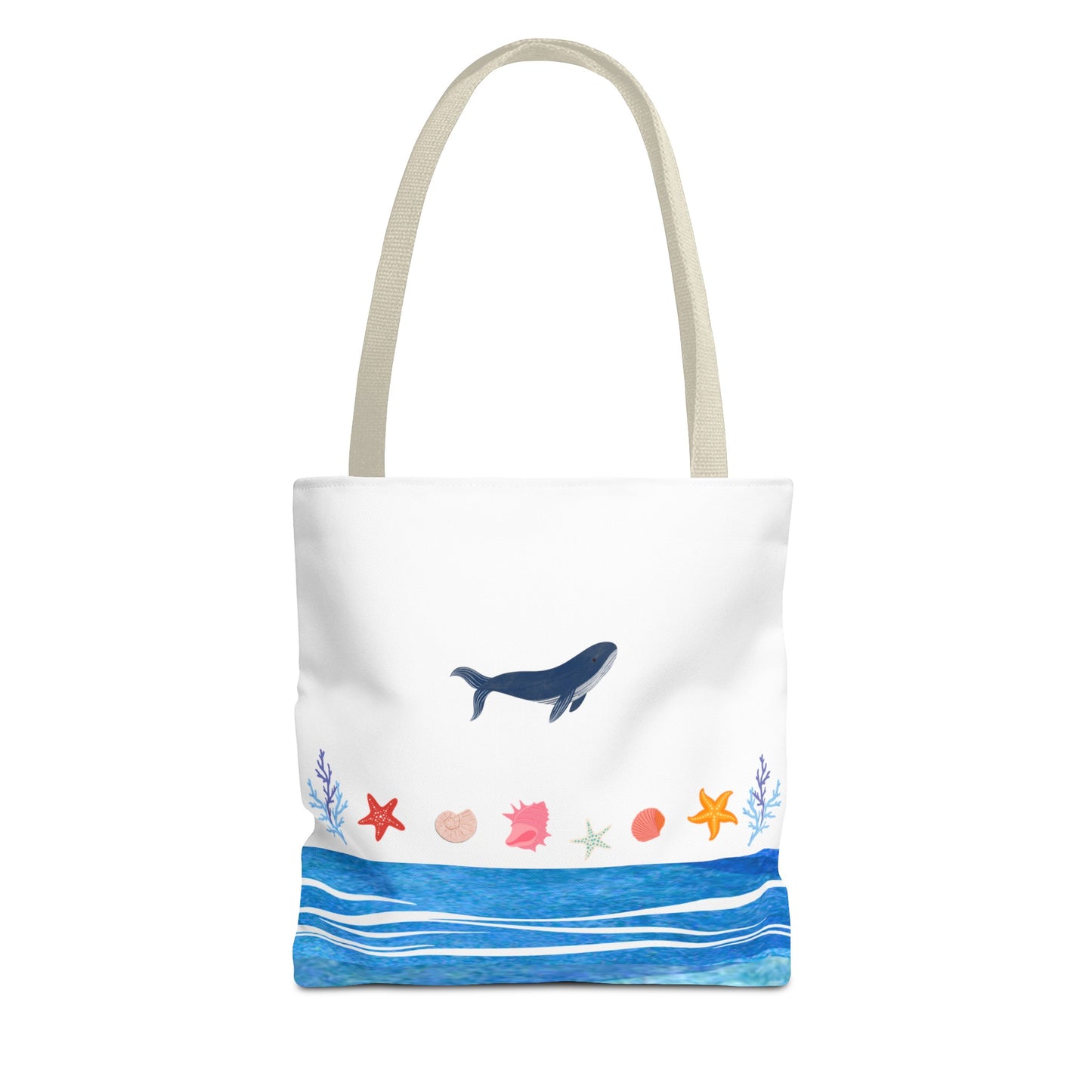 Ocean Friends Beach Tote (Double-sided print)