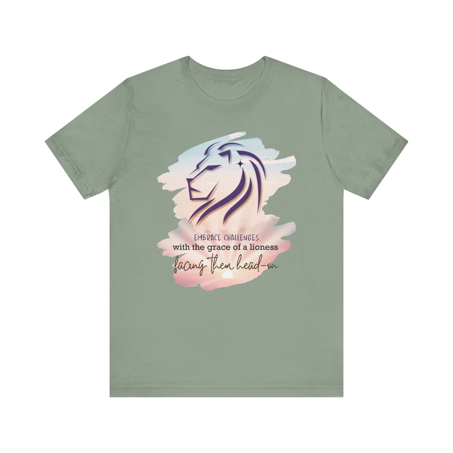 Embrace Challenges Lion Queen T-Shirt (DaddyMammy&Me Matching Tee)