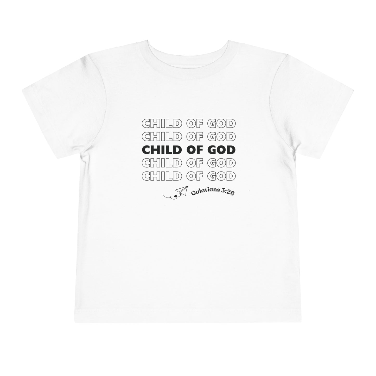 Child of God Toddler's T-Shirt (Little Christian Tee)