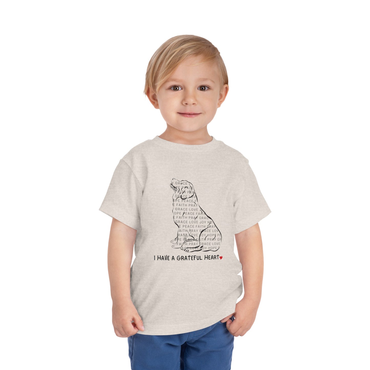 I have a Grateful Heart Toddler's T-Shirt (Dog-Lover Tee)