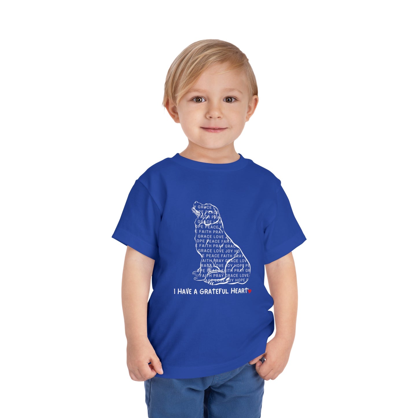 I have a Grateful Heart Toddler's T-Shirt (Dog-Lover Tee)