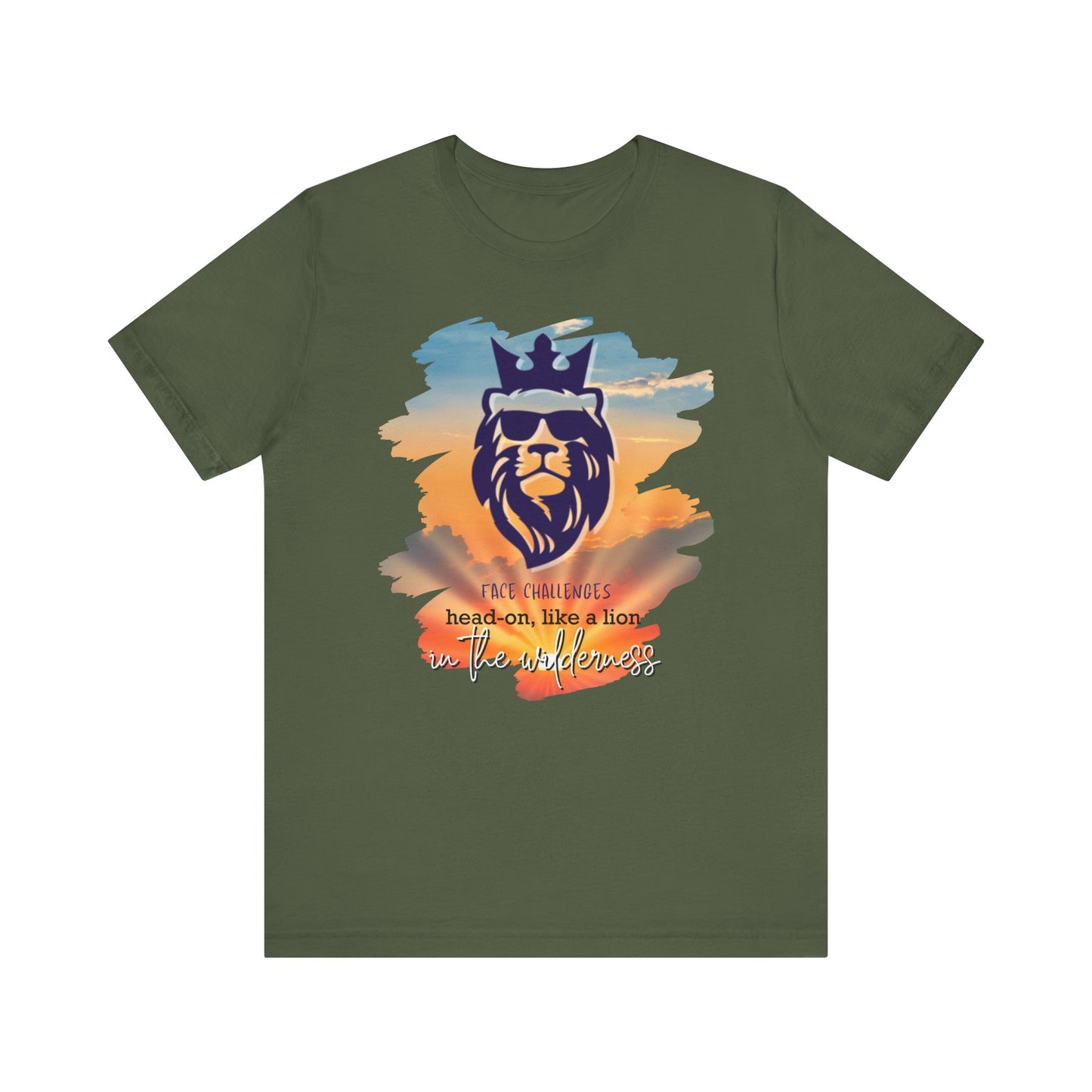 Face Challenges Lion King T-Shirt  (DaddyMammy&Me Matching Tee)