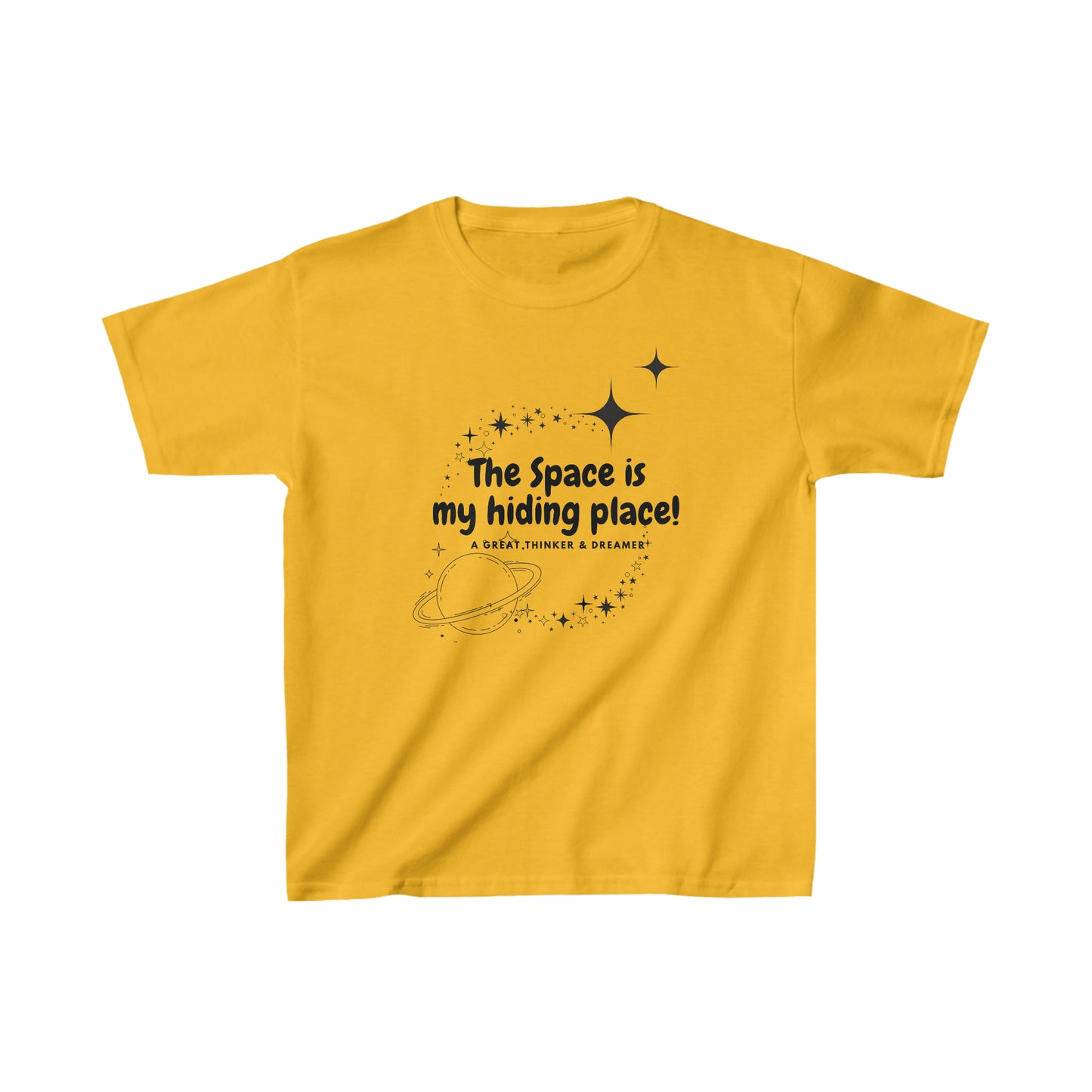 The Space is My Hiding Place Kids T-Shirt (Space-Lover Tee)