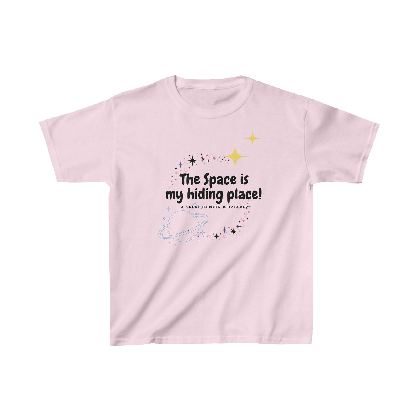 The Space is My Hiding Place Kids T-Shirt (Space-Lover Tee)