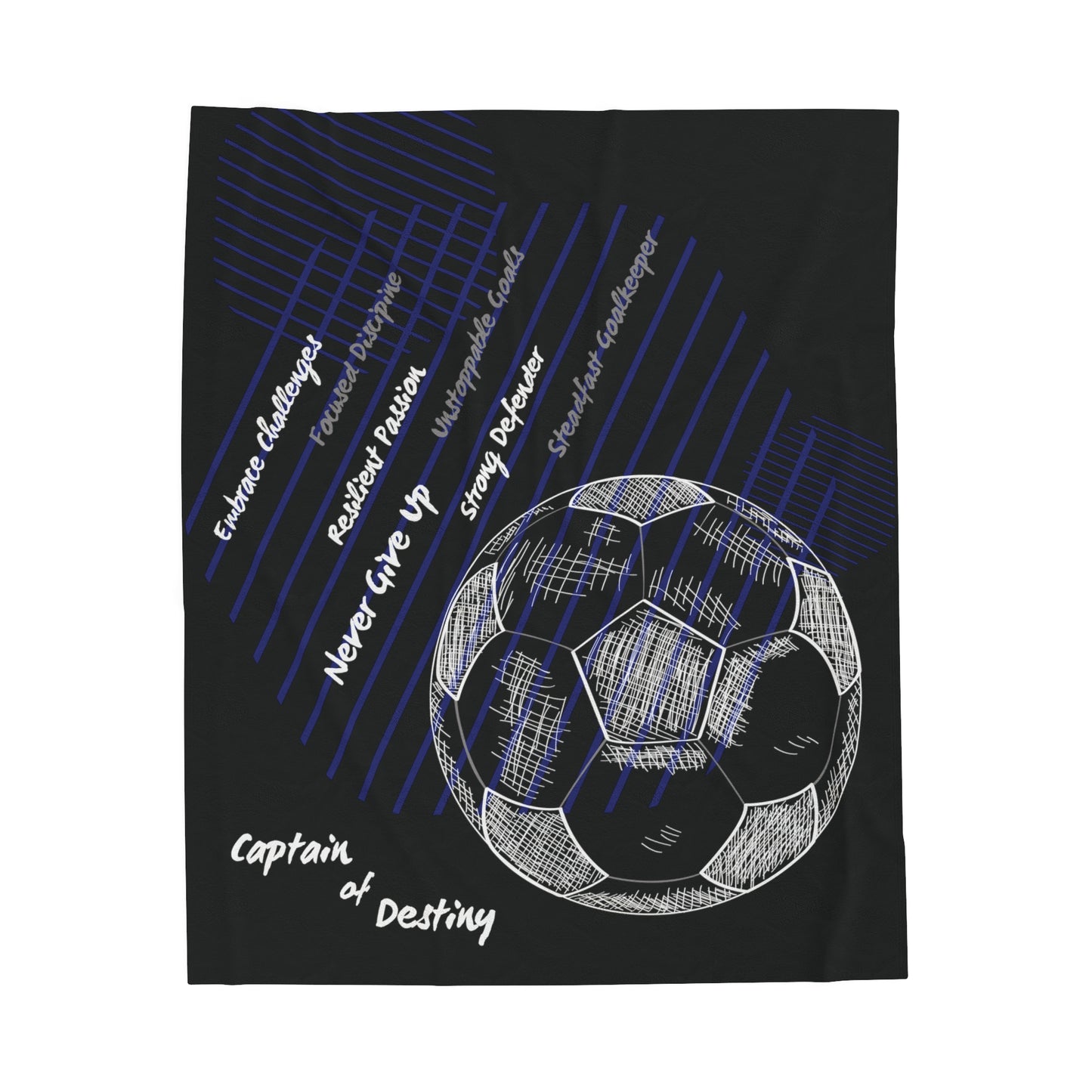 The Soccer Essence Plush Blanket