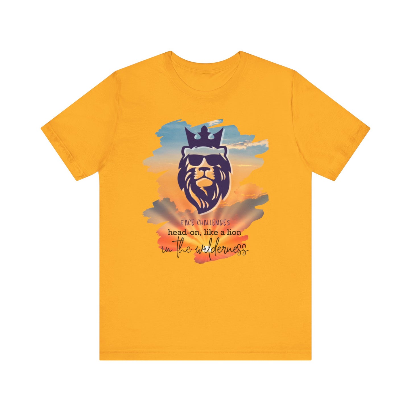 Face Challenges Lion King T-Shirt  (DaddyMammy&Me Matching Tee)