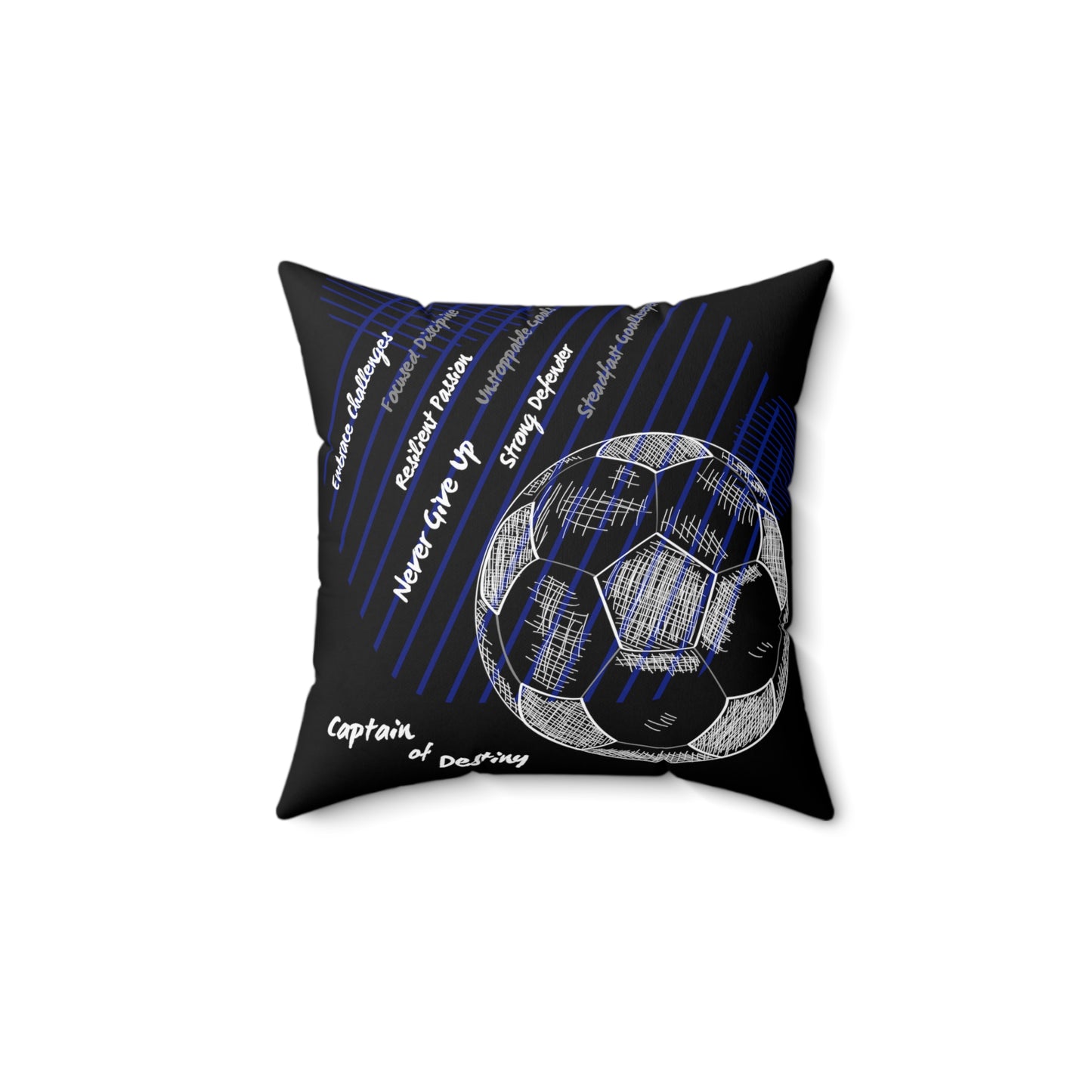 Soccer Essence Square Pillow