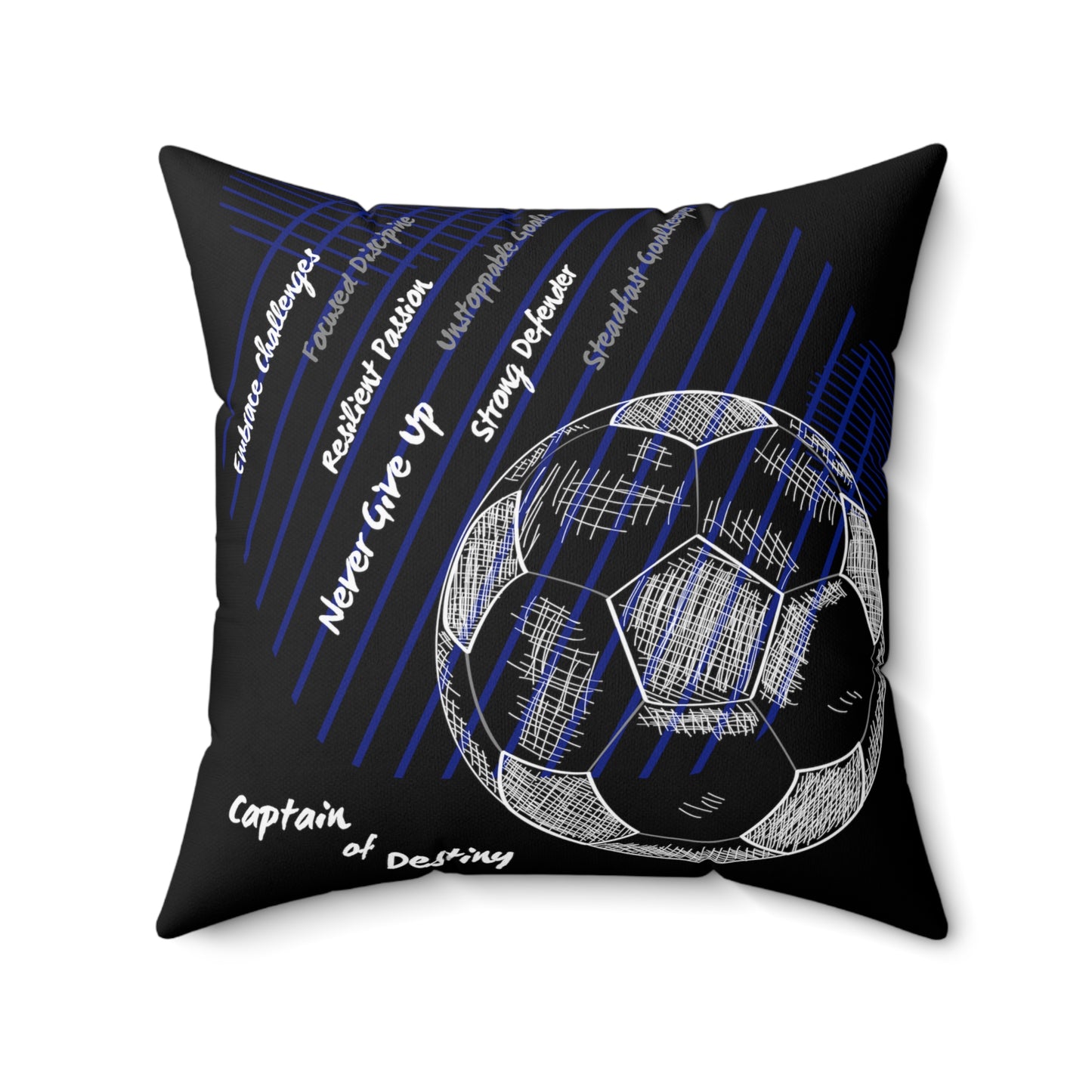 Soccer Essence Square Pillow