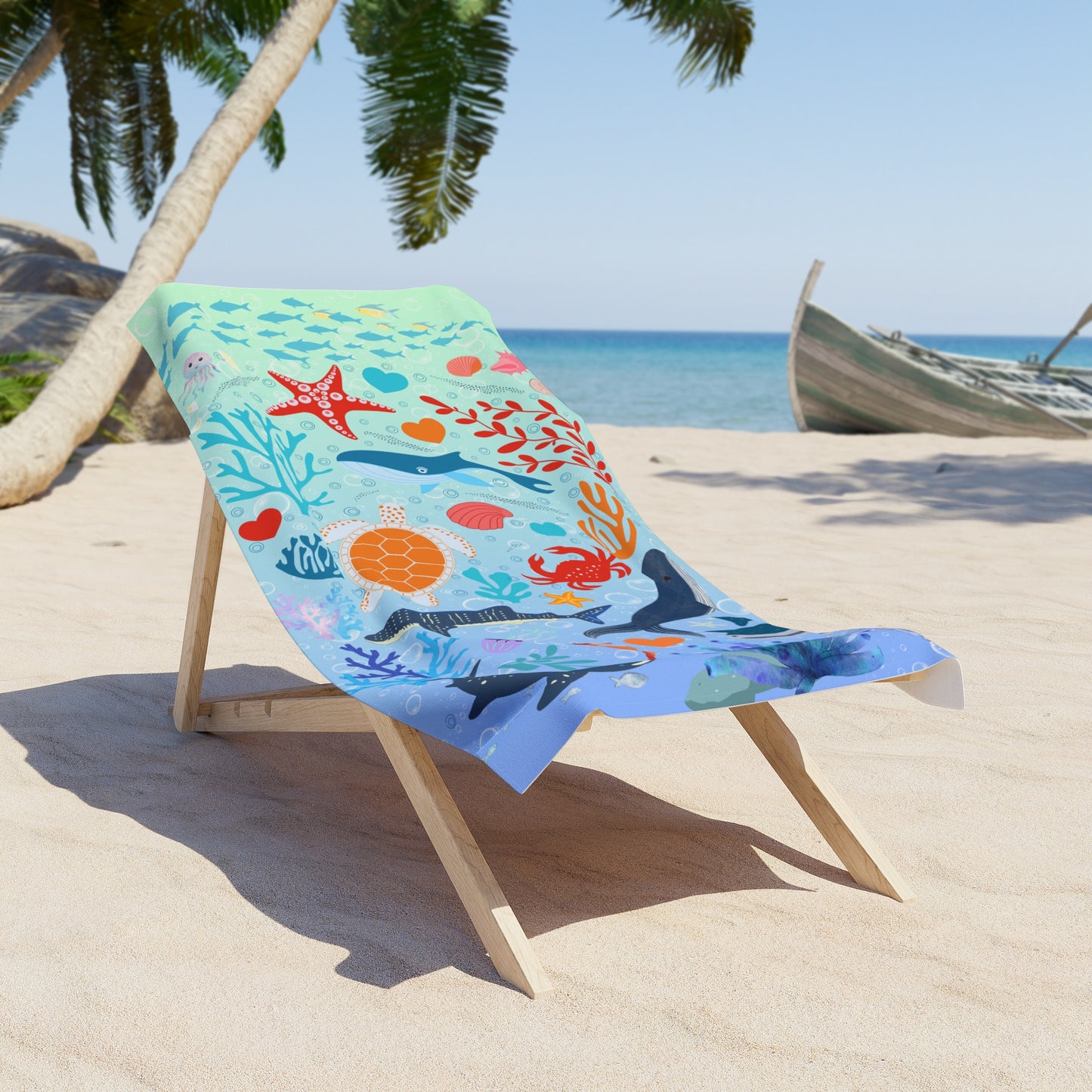 Ocean Friends Beach Towel