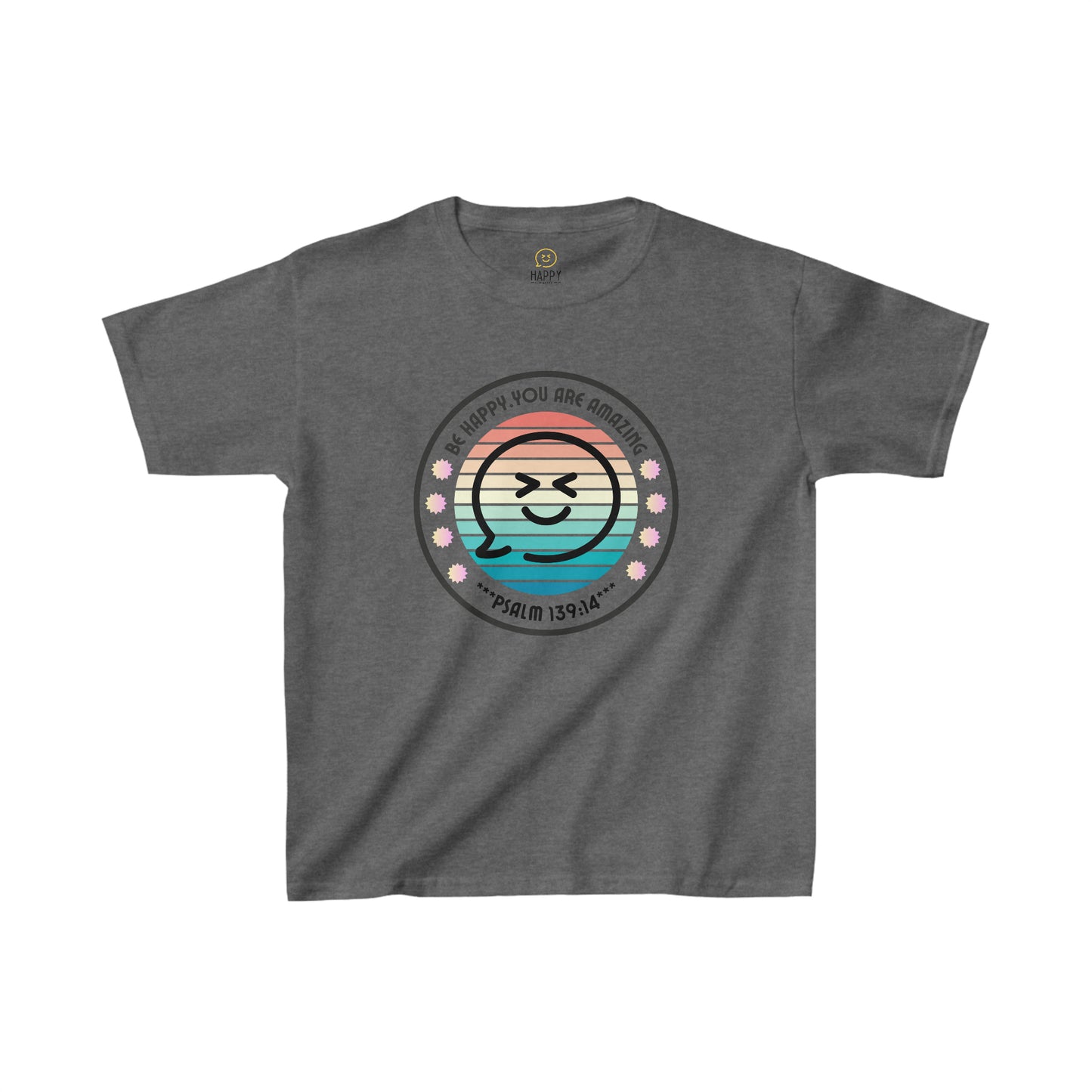 Be Happy You are Amazing Kids T-Shirt (Little Christian Tee)