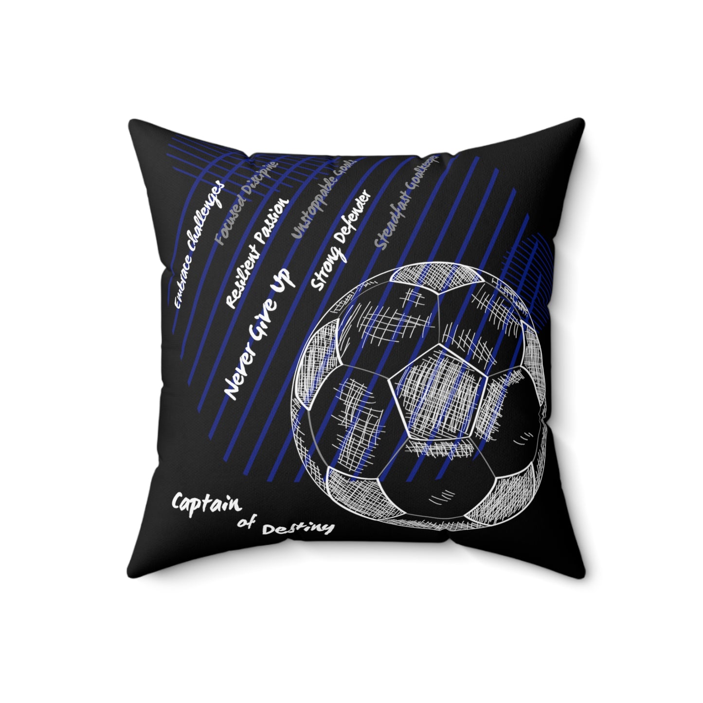 Soccer Essence Square Pillow