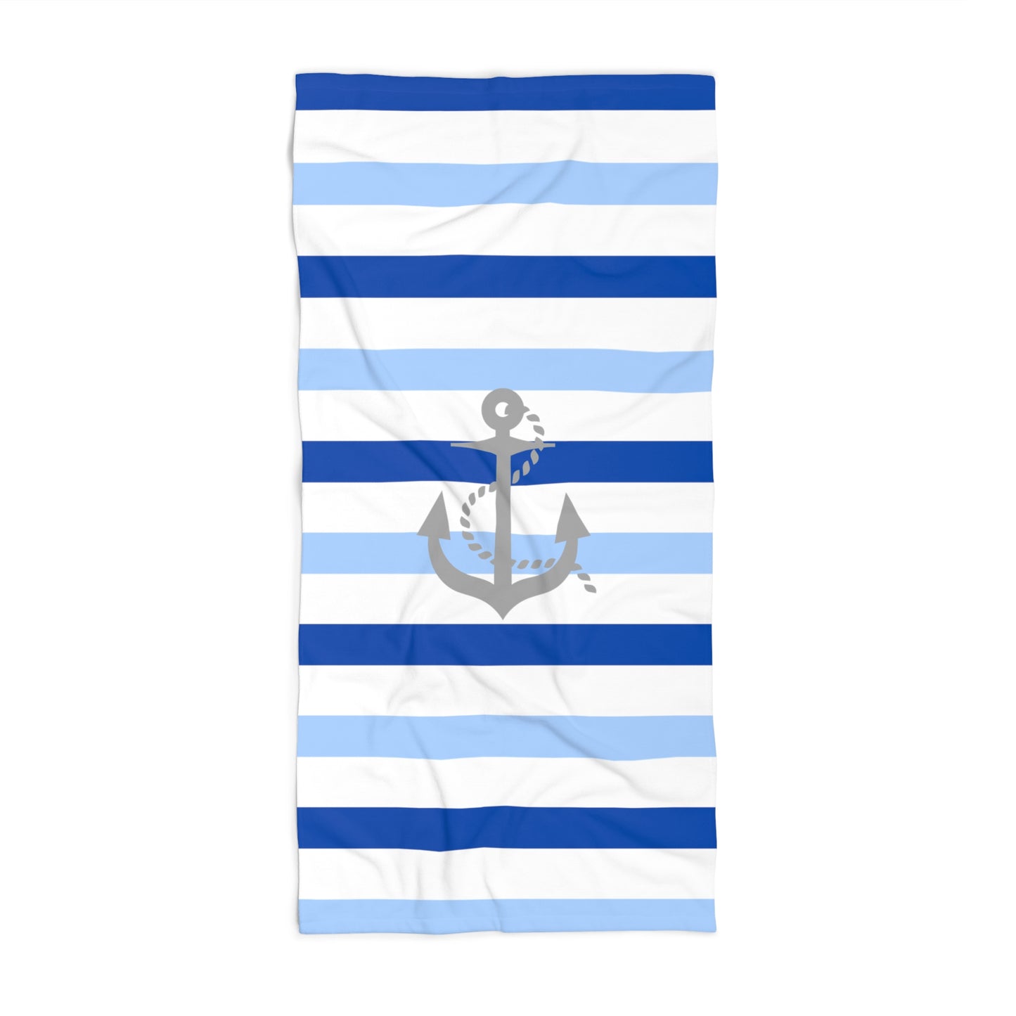 Anchor Stripe Beach Towel