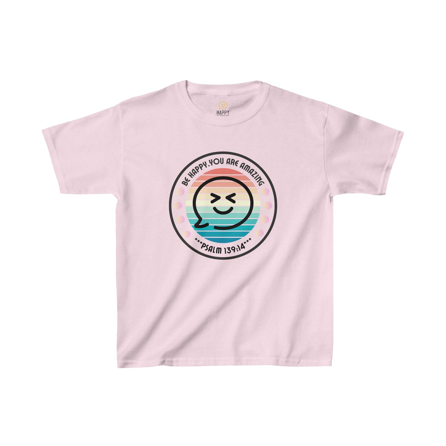 Be Happy You are Amazing Kids T-Shirt (Little Christian Tee)