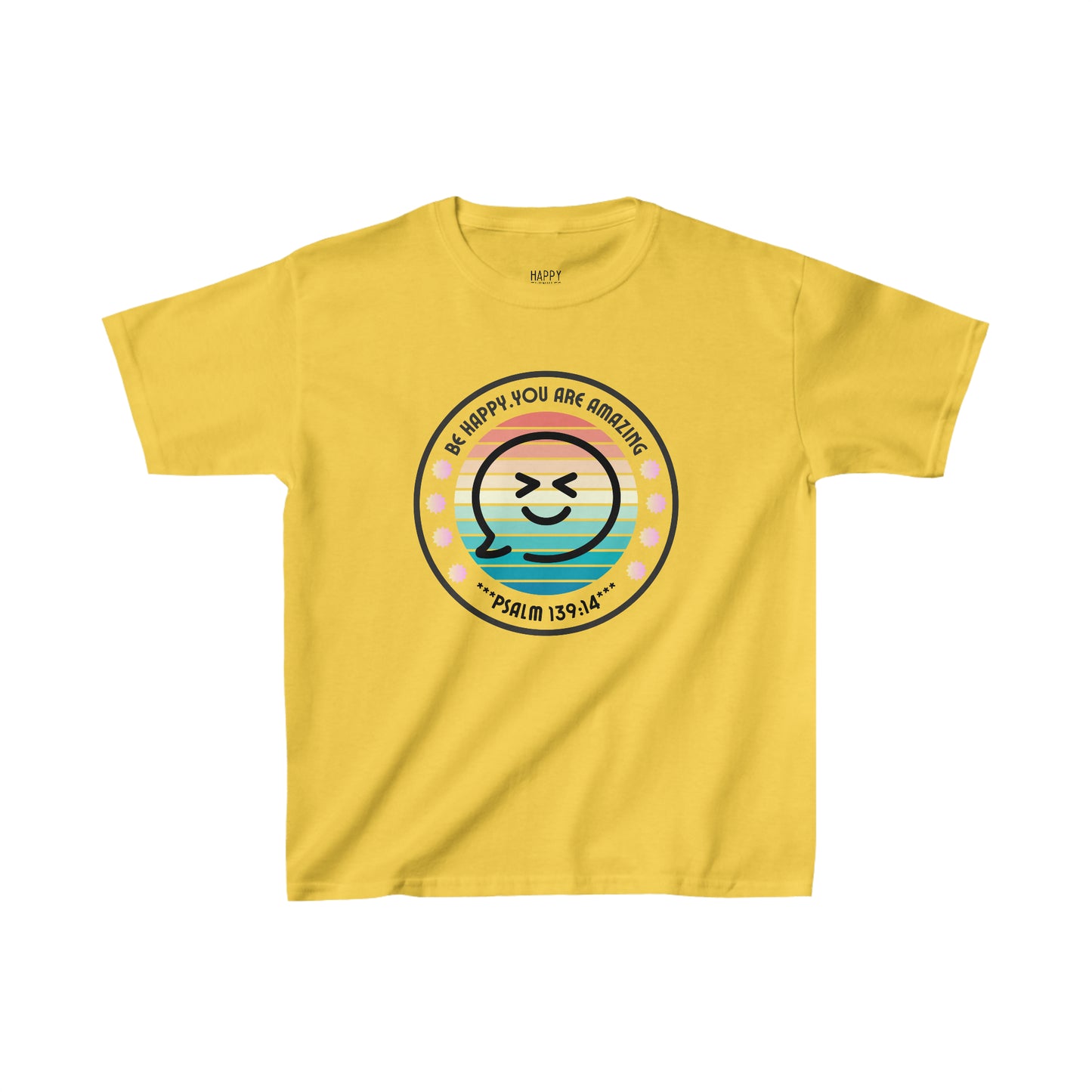 Be Happy You are Amazing Kids T-Shirt (Little Christian Tee)