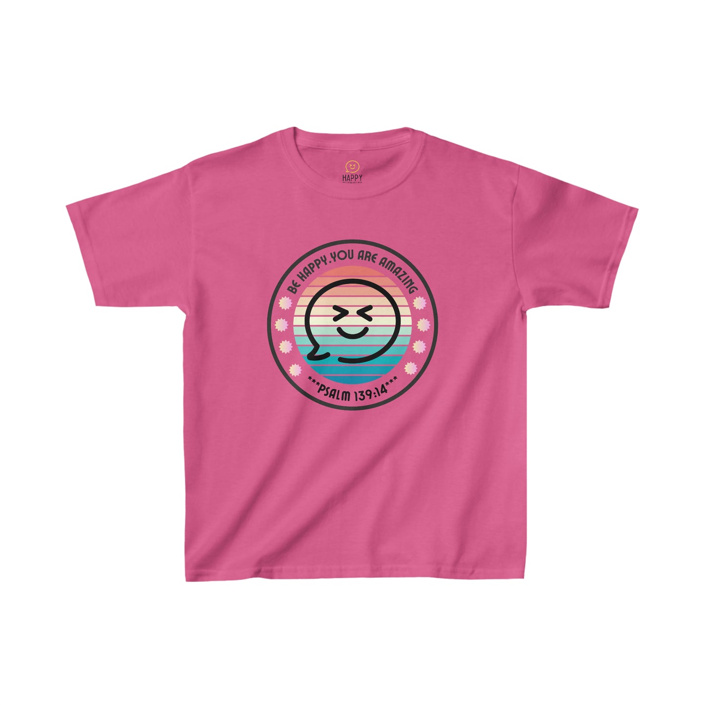 Be Happy You are Amazing Kids T-Shirt (Little Christian Tee)