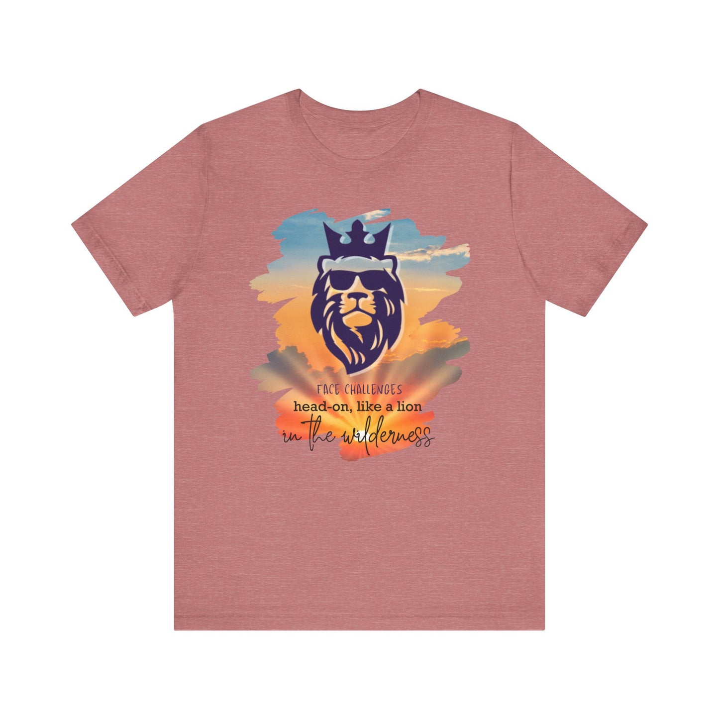 Face Challenges Lion King T-Shirt  (DaddyMammy&Me Matching Tee)