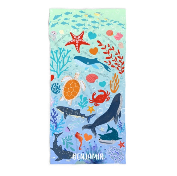 Ocean Friends Beach Towel