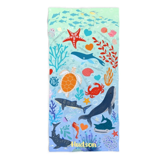 Ocean Friends Beach Towel