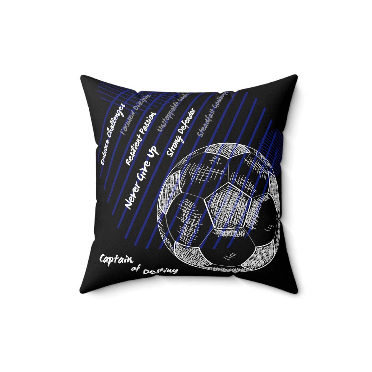 Soccer Essence Square Pillow