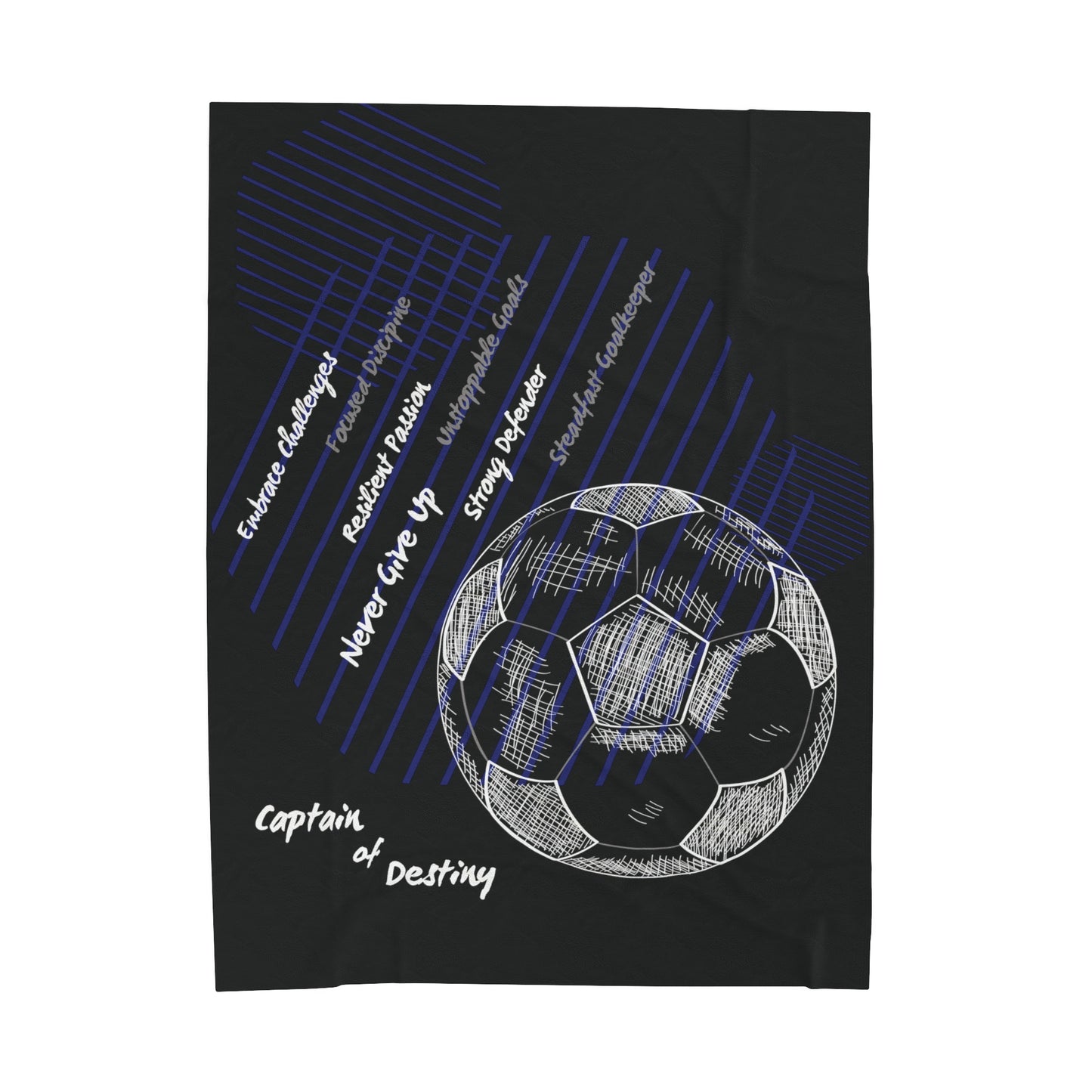 The Soccer Essence Plush Blanket