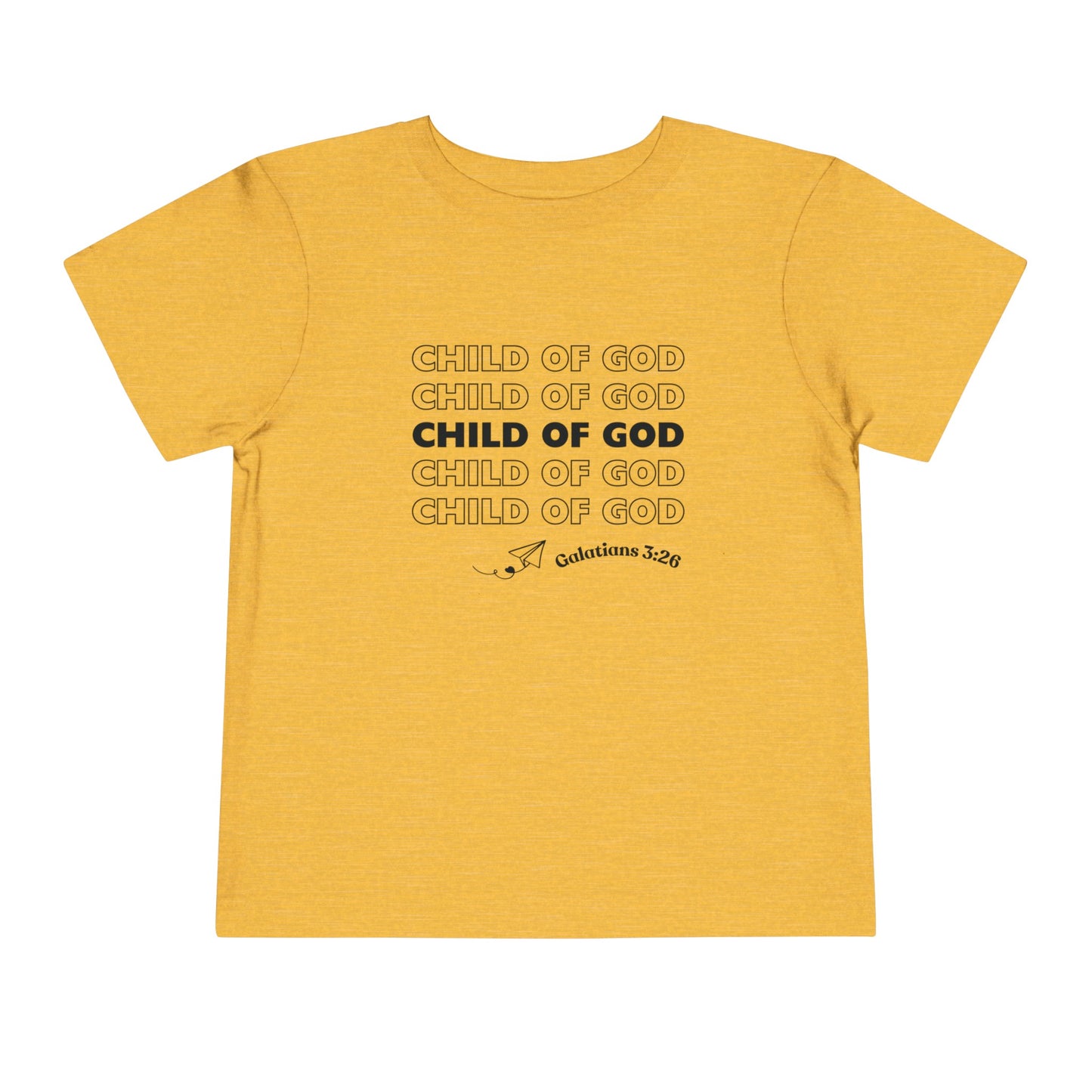 Child of God Toddler's T-Shirt (Little Christian Tee)