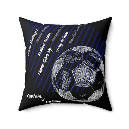 Soccer Essence Square Pillow