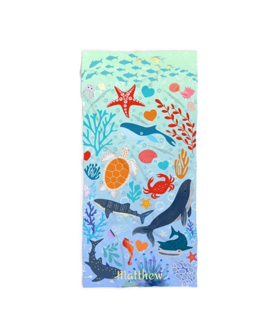 Ocean Friends Beach Towel