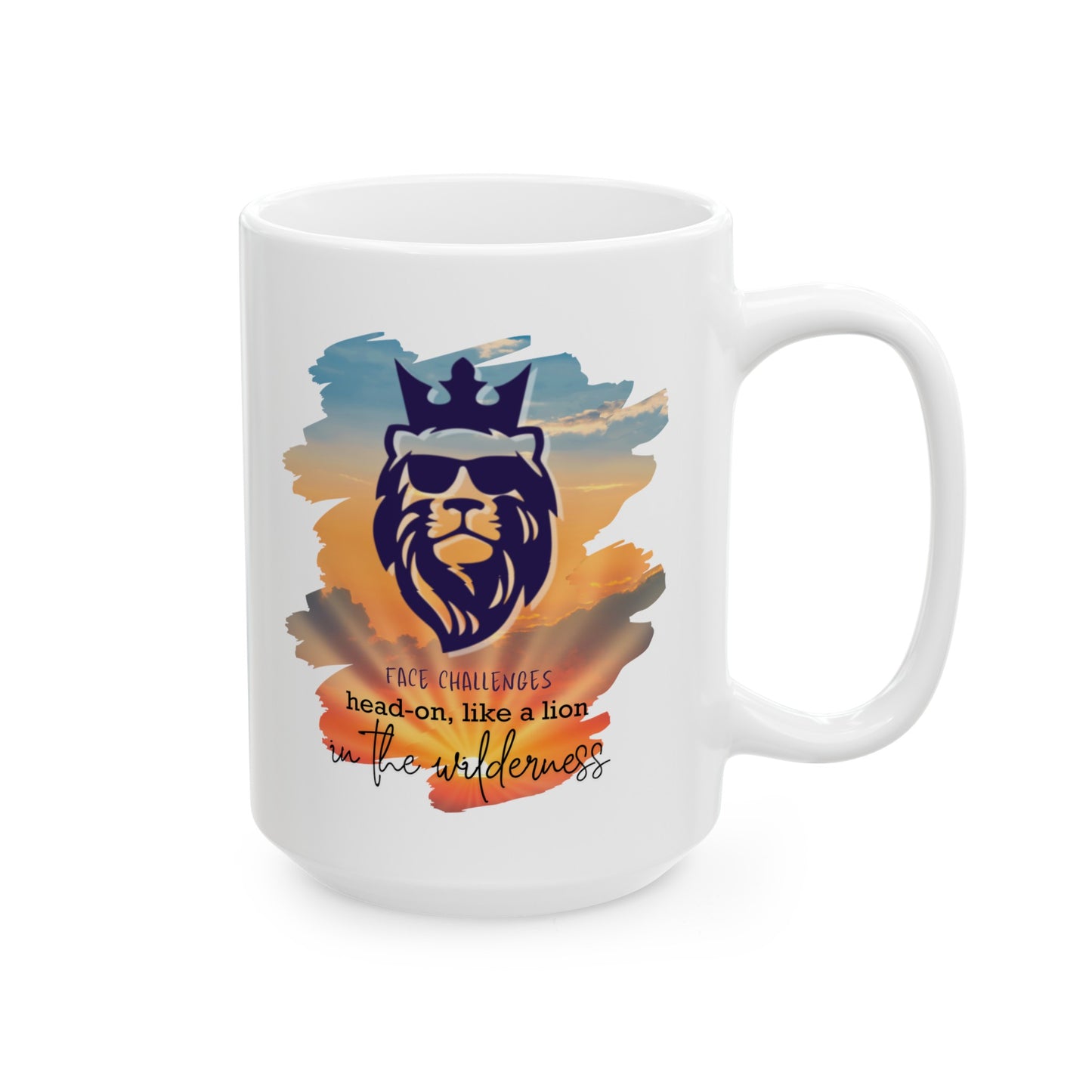 Face Challenges Lion King Chocolate Tea Coffee Mug (11oz, 15oz)