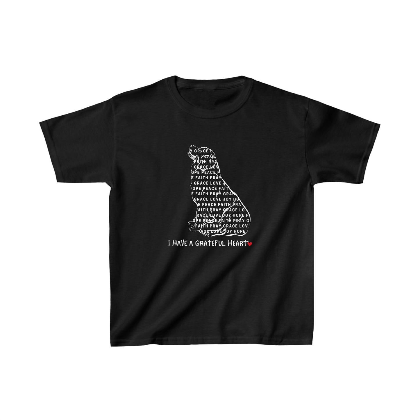 I have a Grateful Heart Kids T-Shirt (Dog-Lover Tee)