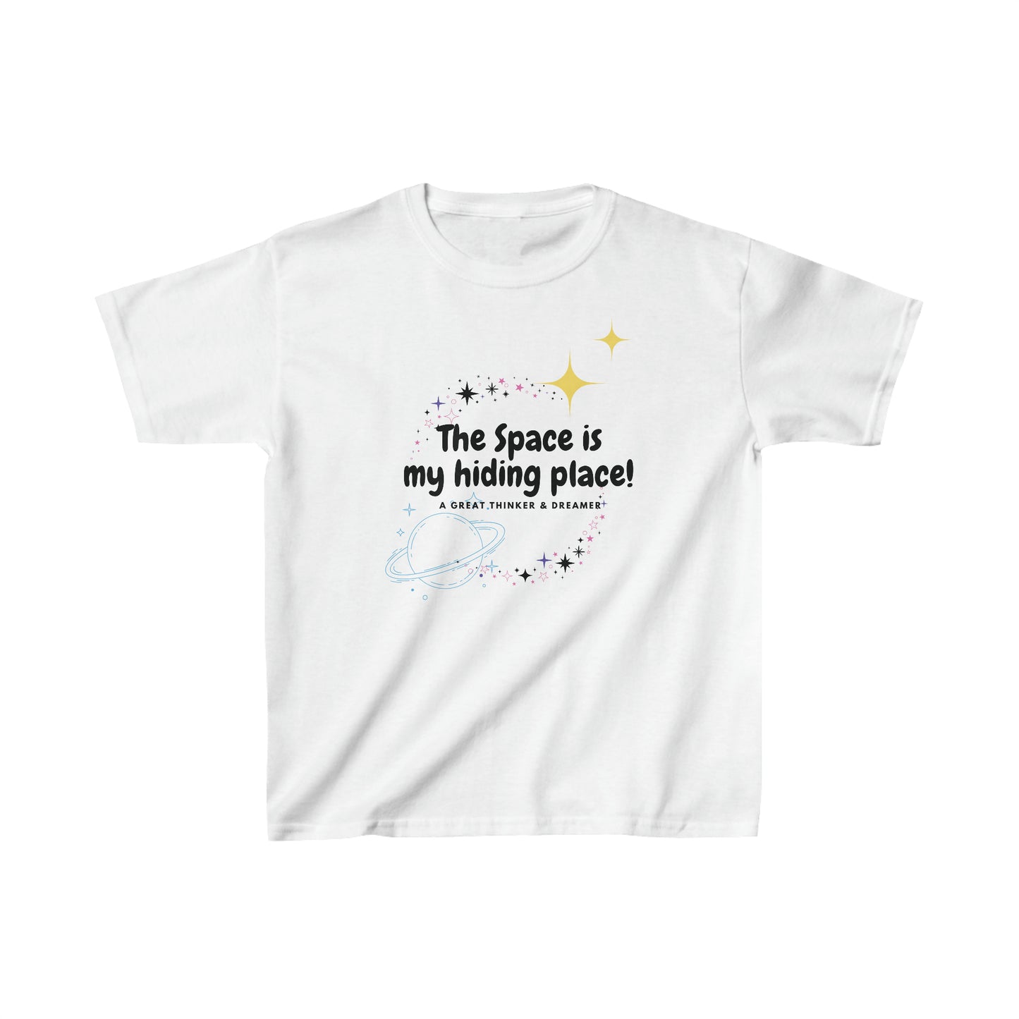 The Space is My Hiding Place Kids T-Shirt (Space-Lover Tee)