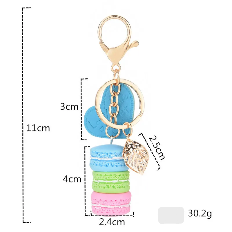 Fashionable Macaroon Eiffel Tower Keychain (39 styles available)