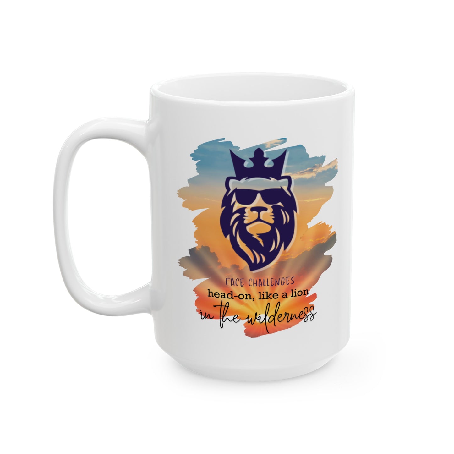 Face Challenges Lion King Chocolate Tea Coffee Mug (11oz, 15oz)