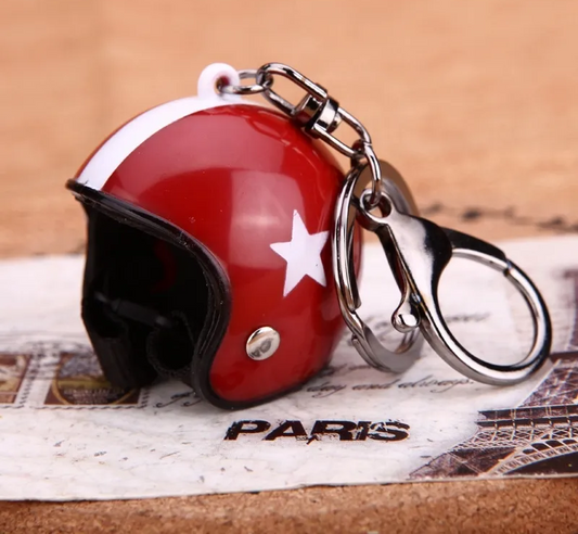 Cute Miniature Helmet Keychain (27 styles available)