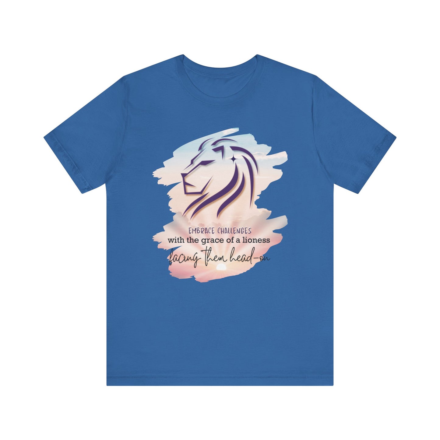 Embrace Challenges Lion Queen T-Shirt (DaddyMammy&Me Matching Tee)