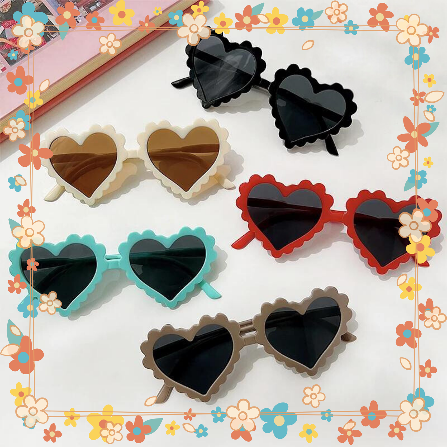 Kids Heart Delight Polarized Sunglasses Collection (3 Styles)