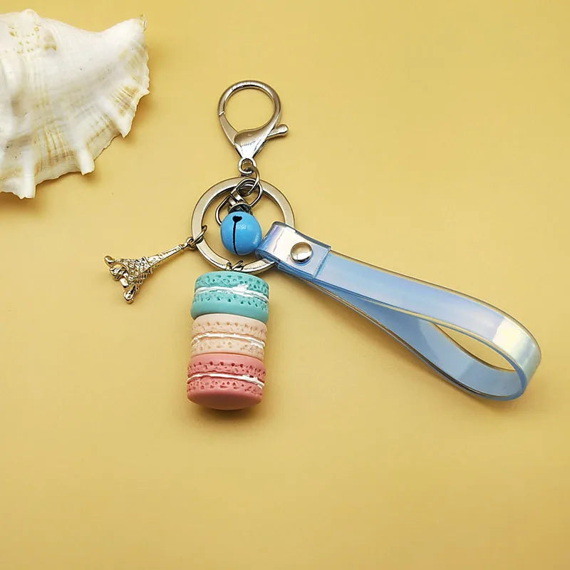 Fashionable Macaroon Eiffel Tower Keychain (39 styles available)