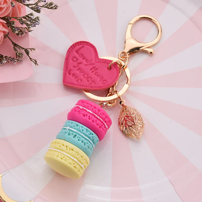 Fashionable Macaroon Eiffel Tower Keychain (39 styles available)