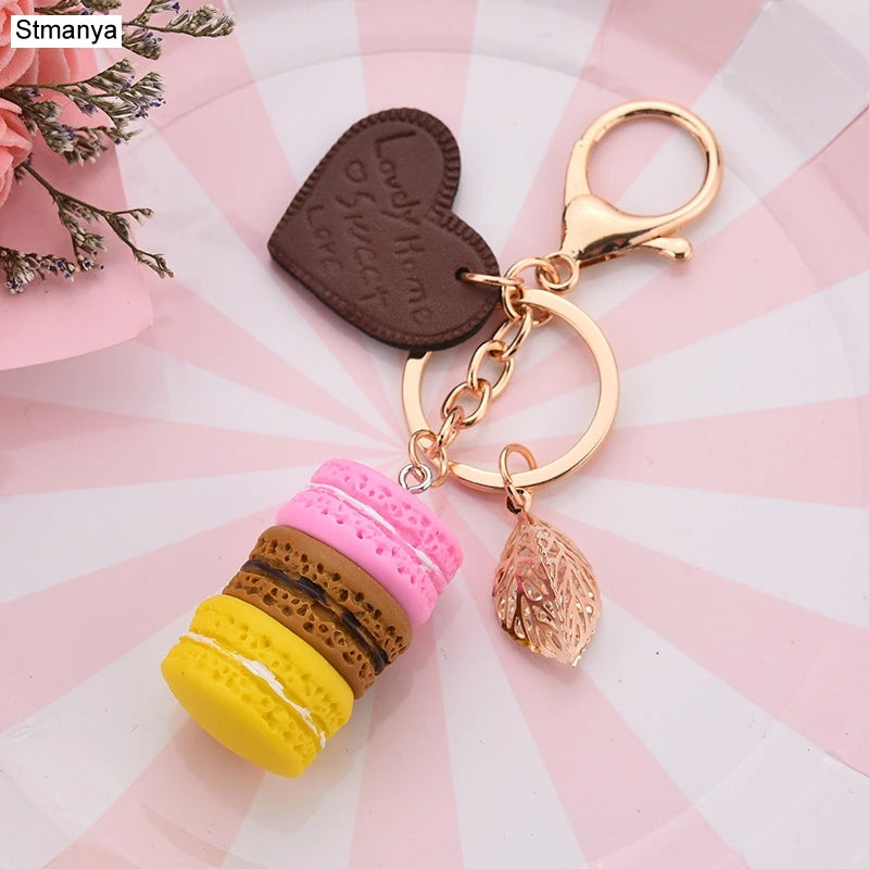 Fashionable Macaroon Eiffel Tower Keychain (39 styles available)